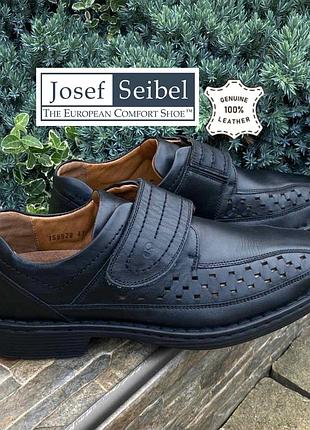 Josef seibel німеччина фірмові шкіряні чоловічі мокасини туфлі натуральна шкіра 41р. оригінал