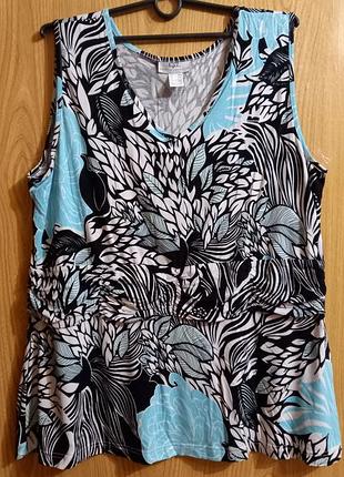 Bonprix collection - блузон в прекрасный принт 💙 вискоза💙 трикотаж💙 бренд💙 эмираты 💙