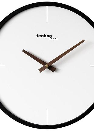 Настенные часы technoline wt4130 кварцевый механизм 280 мм белый черный для спальни и гостиной