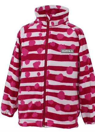 Флисовый жакет кофта для девочек huppa berrie 98 (1501base-63363-098) 4741468465845