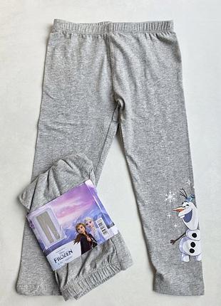 Дитячі лосини-легінси disney frozen 110-116 см для дівчаток