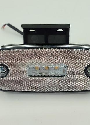 Ліхтар габарит універсальний діод led ld180 p з кронштейном e9 білий