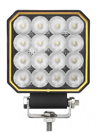 Фара робоча 101x101 led на 16 діодів алюмінієвий корпус 12-24v. 20w
