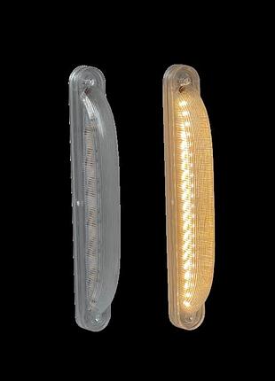 Ліхтар габарит на кабіну універсальний білий led -24 v