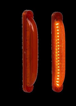Ліхтар габарит на кабіну універсальний жовтий led -24 v