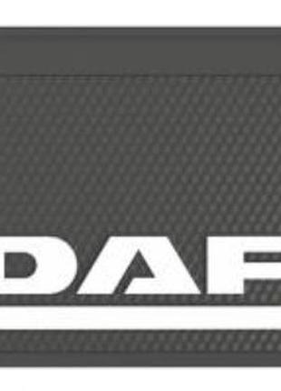 Бризговик з написом daf 650x360mm чорний випуклий 3d 1шт
