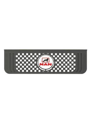 Бризговик з написом man 650x190mm чорний випуклий 3d logo 1шт