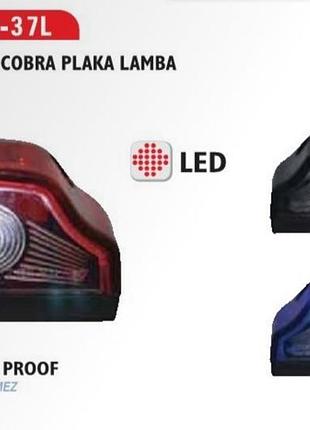 Підсвітка номерного знаку червона led lzp029