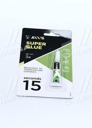 Супер клей 3г axxis