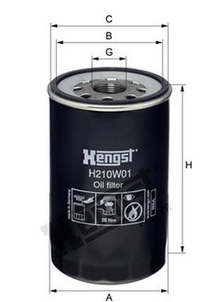 Фільтр оливи w1160