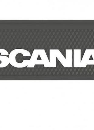 Бризговик з написом scania 650x190mm чорний випуклий 3d 1шт