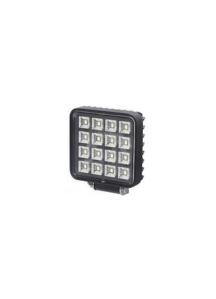 Фара робоча led з вимикачем на 16 діодів 12-24v алюмінієвий корпус