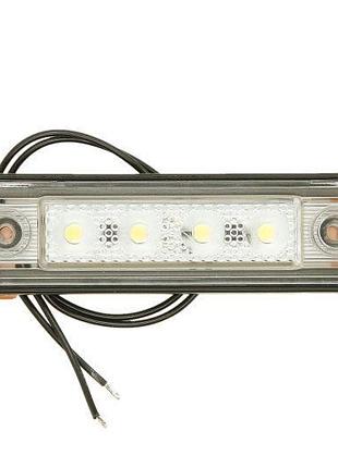 Ліхтар габарит кабіни діод led 12/24 білий man 81252606121 кабель