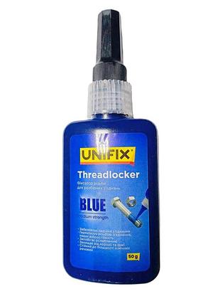 Герметик фіксатор різьби монтажний 50ml синій unifix