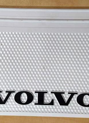 Бризговик з написом volvo 650x400mm білий випуклий 3d 1шт