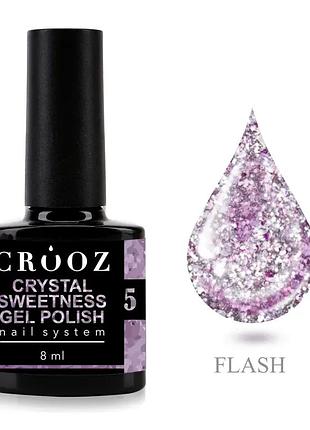 Crooz світловідбивний гель лак crystal sweetness №05 8 мл, шт