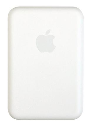 Универсальная мобильная батарея power bank apple magsafe battery pack 10000mah type-c logo белый