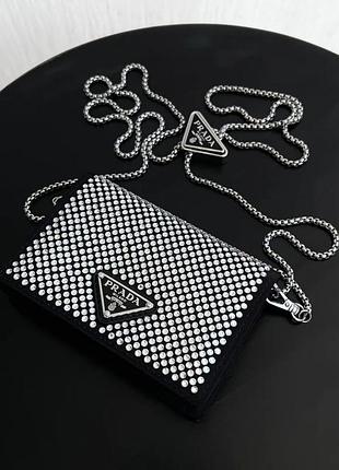 Женская сумка прада, сумка prada, вечерний клатч prada, кросс-боди, cross body,клатч прада