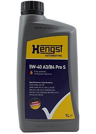 Моторное масло синтетическое 5w-40 a3/b4 pro s-(1l)