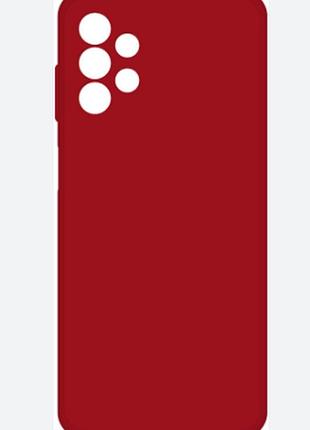 Чохол fashion silicone cover (матовий) для samsung a135 galaxy/ a13 4g/ бордовий