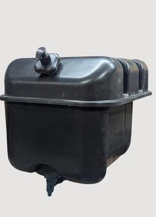 Резервуар для води з краном 50l+дозатор мила чорний