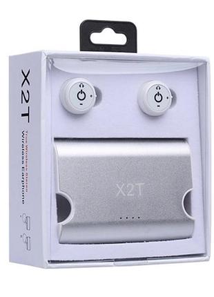 Бездротові навушники tws x2t bluetooth 4.2 / білий