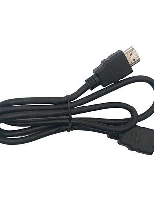 Кабель hdmi - hdmi / v1.4 / 0.5 метра / чорний