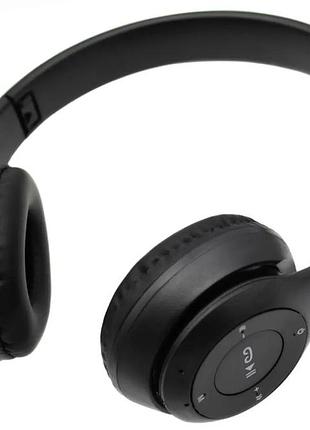 Бездротові навушники p47 stereo bluetooth 5.0 / mp3 fm / чорний