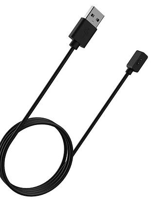 Магнитный usb кабель на смарт-часы xiaomi redmi watch 2 50 см. черный