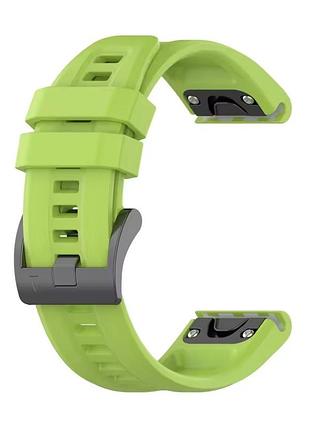 Ремешок quickfit 20 мм. для часов garmin fenix 8 43mm. \ салатовый ( green)