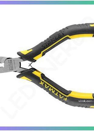 Мини диагональные кусачки stanley fatmax для электромонтажных работ малогабаритные кусачки