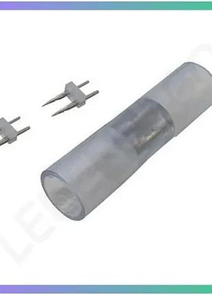 Коннектор з'єднувальний для круглого неону d12mm 220v для підсвічування неонової стрічки sku_7771466