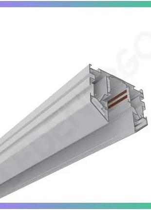 Магнитный трековый шинопровод oledim ol35 48v для натяжного потолка гарпун 2м белый sku_7771554