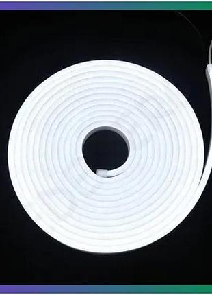 Светодиодный неон oledim 6x12 ip68 12v белый 6000k для декоративного освещения 20м цена за 1м отгрузка sku_7771444