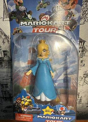 Коллекционная фигурка princess rosalina «mario kart tour» (принцесса розалина), игрушка в блистере