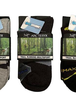Носки arcteryx trail running multisport черно-синий