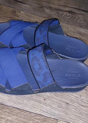 Фірмові легенькі шлепанці crocs! розмір 37.