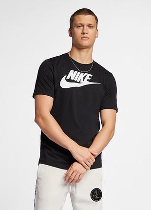 Оригинальн! сша! мужская футболка nike m nsw tee icon futura ar5004-010 в новом состоянии лето