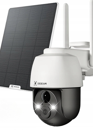 Cococam zy-g5 уличная  камера наблюдения 3g/4g lte солнечная панель.