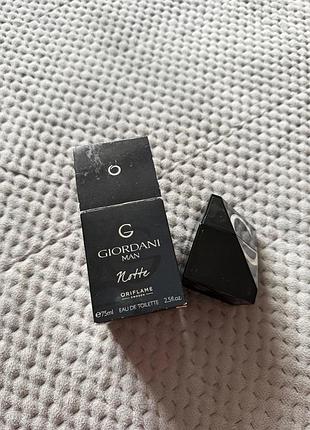 Туалетная вода giordani man notte oriflame