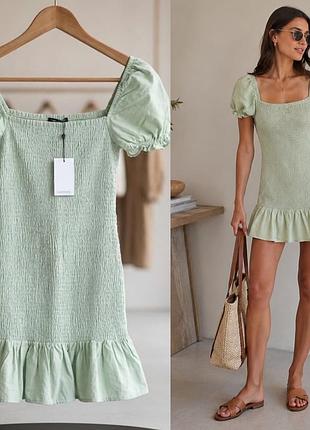 Льняна сукня stradivarius