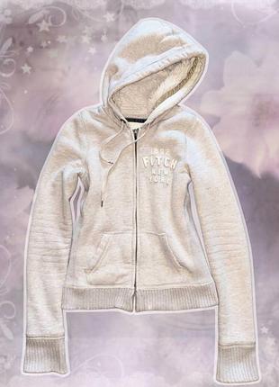 Abercrombie&fitch fur zip hoodie/аберкромбі зіп худі