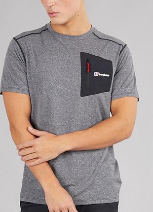 Футболка трекинговая термо berghaus sidley argentium pocket t-shirt. m