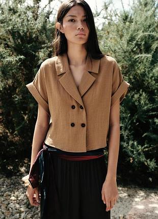 Сорочка на запах zara - s, m, l