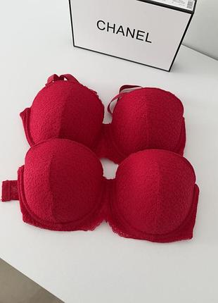 Мереживний бюстгальтер primark, розмір 80d червоний