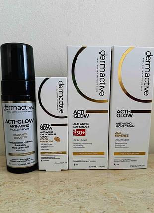 Dermactive acti-glow набор ежедневного ухода антивозрастной