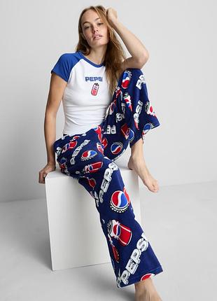 Женская хлопковая футболка primark pepsi, размер l, белый