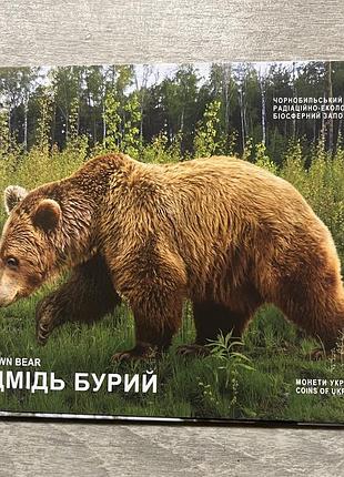 5 гривень 2022 р. бурий ведмідь