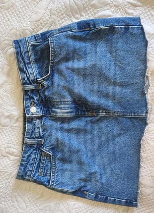 Джинсовая юбка denim co s-m женская короткая