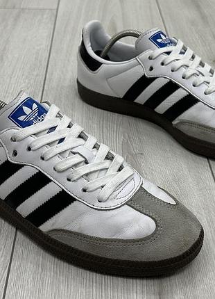 Мужские кроссовки adidas samba og white (26,5 см)